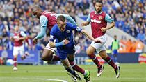 Leicester vs. West Ham United (nafilmovan pd Vardyho).