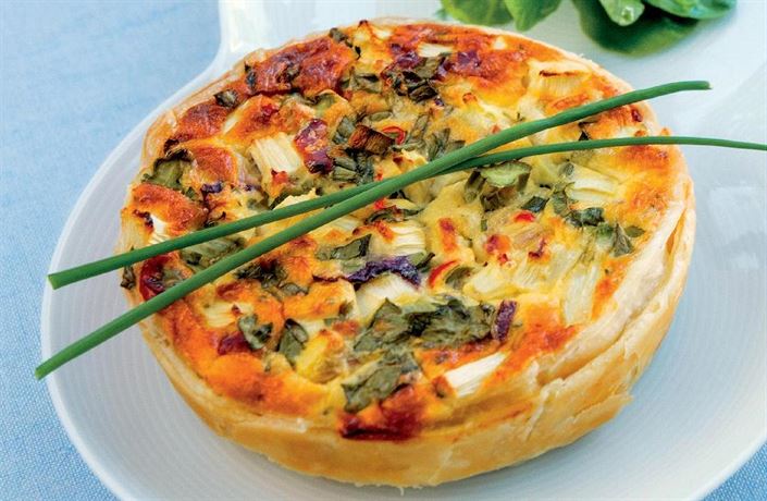 Alsask quiche s chestem