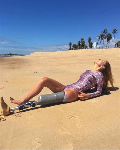 Beznohá modelka Paola Antoniniová sdílí vechny své záitky na Instagramu