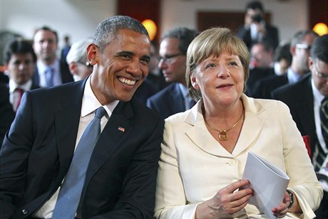 Angela Merkelová a Barack Obama. (Ilustraní foto)