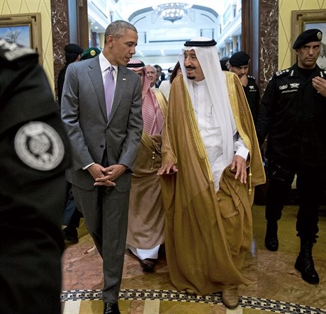 Jednali o Sýrii i Íránu. Prezident Barack Obama se saúdskoarabským králem...