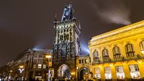 Prašná brána v centru Prahy, vlevo ulice Na Příkopě. | na serveru Lidovky.cz | aktuální zprávy