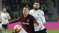 Utkání 26. kola první fotbalové ligy: Sparta Praha - Viktoria Plze 24. dubna v...