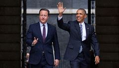 Obama a Cameron v dob, kdy byl jet v premiérském kesle. (Ilustraní foto)