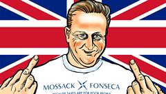 Britský premiér David Cameron, Panamské dokumenty a Mossack Fonseca.