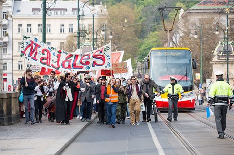 Studentský majáles proel Prahou.