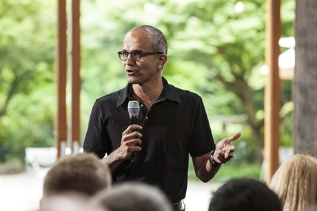 Satya Nadella, budoucí moný generální editel Microsoftu.