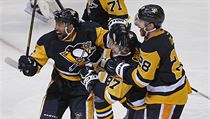 Pittsburgh Penguins: Trevor Daley (6), Sidney Crosby (87) a Ian Cole (28). | na serveru Lidovky.cz | aktuální zprávy