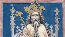 Trůnící Karel IV. se znaky svých čtyř žen, Norimberk, kolem roku 1430, Berlín,... | na serveru Lidovky.cz | aktuální zprávy