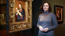 Kunsthistorička Ivana Kyzourová na výstavě Matka a syn v roce 2014. | na serveru Lidovky.cz | aktuální zprávy