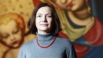 Kunsthistorička Ivana Kyzourová na výstavě Matka a syn v roce 2014. | na serveru Lidovky.cz | aktuální zprávy