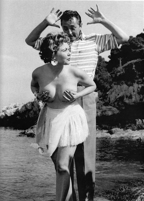 Simone Silva a její skandální pózování. Cannes 1954