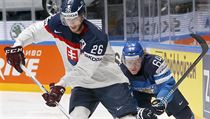 Juraj Mikúš a Mikael Granlund v zápase Slovensko vs. Finsko. | na serveru Lidovky.cz | aktuální zprávy