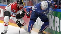 Francouz Damien Raux a Corey Perry. | na serveru Lidovky.cz | aktuální zprávy