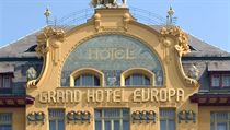 Hotel Evropa podle realizace Bedicha Bendelmayera.