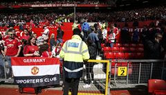 Poloprázdné hledit na stadionu Manchesteru United.