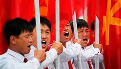 Zpv hymny je pro Severokorejce velkou událostí.