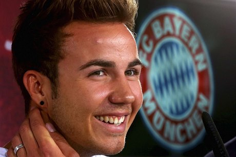 Fotbalista Bayernu Mnichov Mario Götze