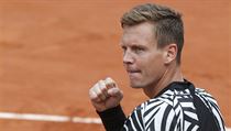 Tom Berdych na French Open.