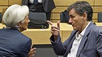 Řecký ministr financí Euklidos Tsakalotos a šefka MMF Christine Lagarde | na serveru Lidovky.cz | aktuální zprávy