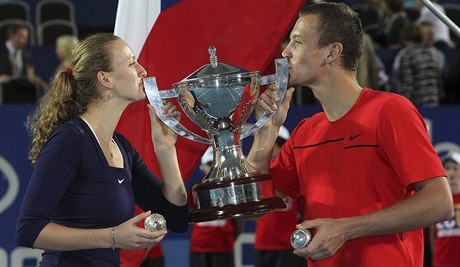 Petra Kvitová a Tomá Berdych vyhráli Hopmanv pohár