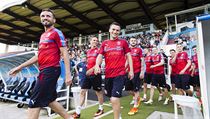 Čeští fotbalisté na prvním tréninku ve Francii | na serveru Lidovky.cz | aktuální zprávy