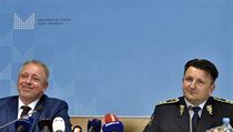 Ministr vnitra Milan Chovanec a policejní prezident Tomáš Tuhý Ministr vnitra Milan Chovanec a policejní prezident Tomáš Tuhý