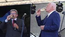 Exprezident Vclav Klaus oslavil 19. ervna v Praze na tvanici sv 75....
