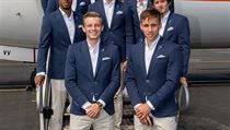 Česká fotbalová reprezentace pózuje před odletem do Francie | na serveru Lidovky.cz | aktuální zprávy