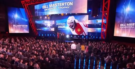 Jaromír Jágr na NHL Awards 2016 chybl.