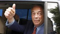 Nigel Farage, bval pedseda euroskeptick UKIP.