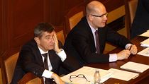 Andrej Babiš a Bohuslav Sobotka ve Sněmovně | na serveru Lidovky.cz | aktuální zprávy