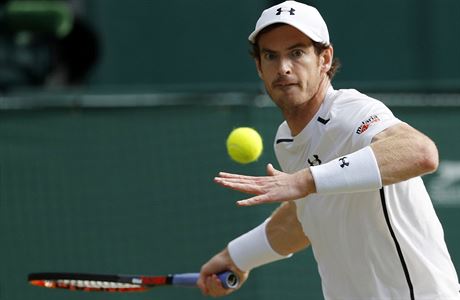 Andy Murray v semifinle Wimbledonu.