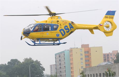Vrtulník letecké záchranné sluby - ilustraní foto.