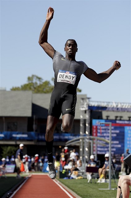 Marquis Dendy na americké olympijské kvalifikaci.