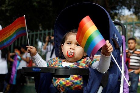 Z madridského pochodu Gay Pride (ilustraní foto).