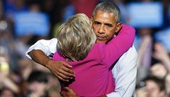 Prezident Barack Obama podpoil Hillary Clintonovou v Charlotte v boji o Bílý...