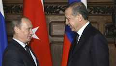 Vladimir Putin a Recep Tayyip Erdogan opt ruku v ruce? Hrozba kavkazských...