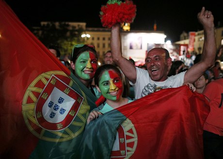 Radost portugalských fanouk.