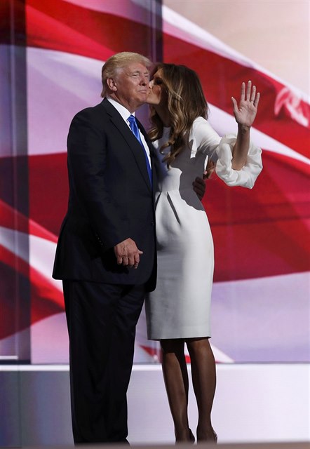 Donald Trump a jeho ena Melania.