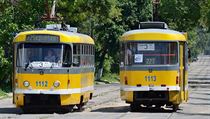 České tramvaje v ukrajinském městě Mykolaiv. | na serveru Lidovky.cz | aktuální zprávy