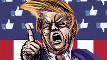 Digitální Donald Trump. Digitální Donald Trump.