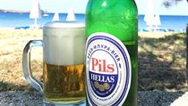 Pils Hellas - novinka od roku 1996 z eckho pivovaru EZA, pro m pjemn...