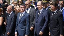 Pietnho aktu se zastnil i francouzsk premir Manuel Valls, toho vak podle...