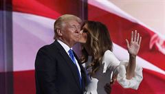 Donald Trump a jeho ena Melania.