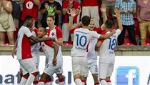 Odvetn utkn 2. pedkola fotbalov Evropsk ligy: SK Slavia Praha - FC...