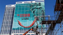 Hotel Hilton se promnil v rámci mezinárodního festivalu Comic-Con v obrovskou...