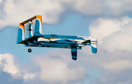 Donákový dron spolenosti Amazon.