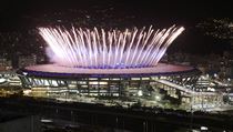 Zahajovac ceremonil olympijskch her v Riu.