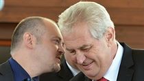 Michal Hašek a Miloš Zeman. | na serveru Lidovky.cz | aktuální zprávy